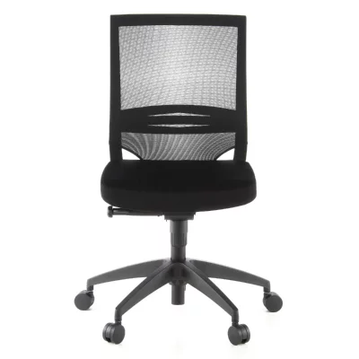 Si&egrave;ge de bureau / Fauteuil de direction PORTO ECO, assise tissu / dossier maille, noir hjh OFFICE