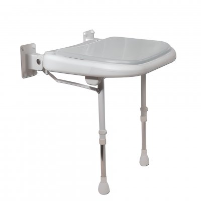 AKW Si&egrave;ge de douche rembourr&eacute; gris s&eacute;rie 4000  04270P - Noir