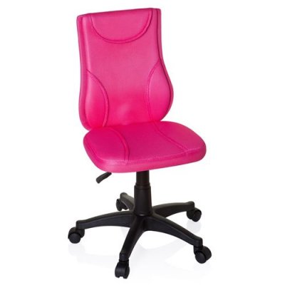 HJH OFFICE Si&egrave;ge enfant / si&egrave;ge pivotant kiddy base, rose 