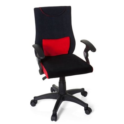 HJH OFFICE Si&egrave;ge enfant / Si&egrave;ge pivotant KIDDY PRO AL, rouge 