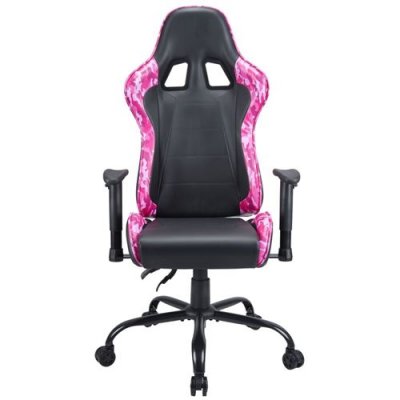  Si&egrave;ge gamer Pink Power pour Bureau - fauteuil gaming Rose et noir