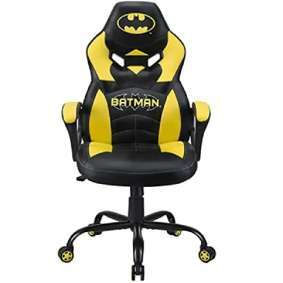 SUBSONIC Si&egrave;ge gamer  Junior Batman Noir et jaune 