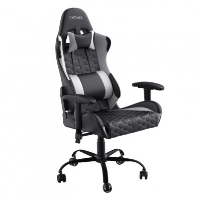 TRUST Si&egrave;ge Gaming  Resto GXT 708W Noir et blanc 