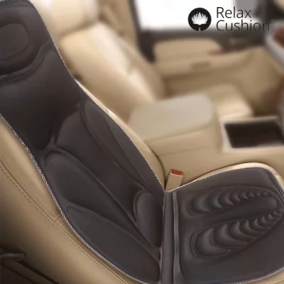 GENERIQUE Si&egrave;ge massant et chauffant sp&eacute;cial voiture doux et matelass&eacute;