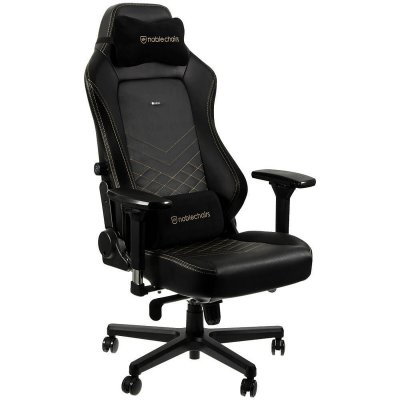 NOBLECHAIRS Si&egrave;ge  Hero Noir et Or 