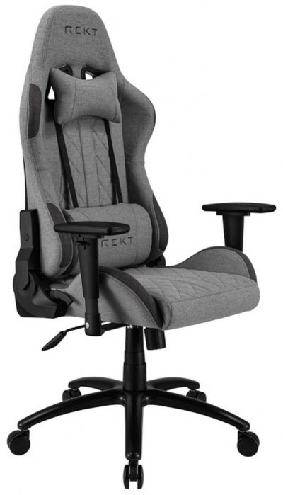 REKT Si&egrave;ge PC Gamer  Ultim8 RS - Gris Fonc&eacute;/Tissu/Mousse/3D