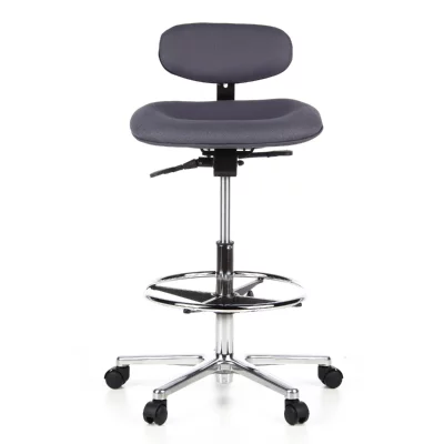 Si&egrave;ge technique / Tabouret technique / Tabouret &agrave; roulettes WORK MF, anthracite