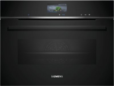 SIEMENS  - Four int&eacute;grable combi vapeur 47l 60cm a+ hydrolyse noir CS736G1B1