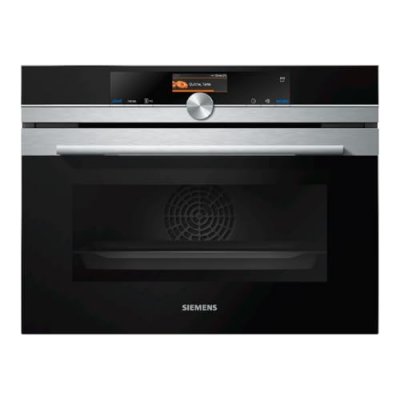 SIEMENS  iQ700 CS636GBS2 Four Compact avec Vapeur 47L A+ Inox/Noir