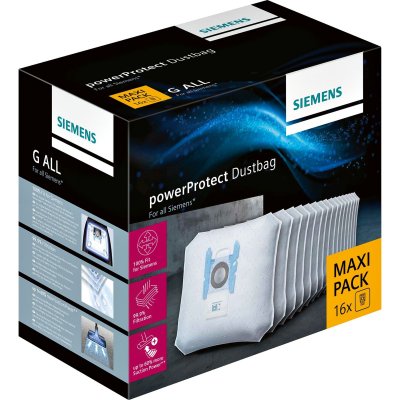 SIEMENS  PowerProtect Universel Sac &agrave; poussi&egrave;re, Sac pour aspirateur