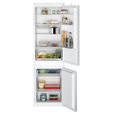 SIEMENS  R&eacute;frig&eacute;rateur combin&eacute; int&eacute;grable &agrave; glissi&egrave;re 267l - KI86V5SE0