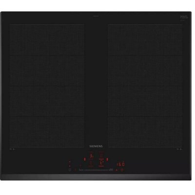 SIEMENS  - Table de cuisson induction 60cm 4 feux 7400w noir EX651HXC1E