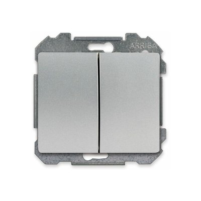 GENERIQUE Siemens - va et vient + poussoir aluminium 