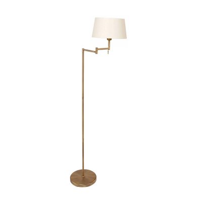 STEINHAUER Sienna bella lampadaire avec abat-jour fusel&eacute; bronze bross&eacute;