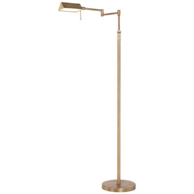 STEINHAUER Sienna Karl Lampadaire Int&eacute;gr&eacute; LED Bronze Bross&eacute;, Verre Mat