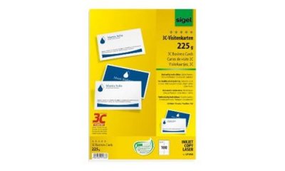 SIGEL  Business Card 3C LP850 - cartes de visite - 100 carte(s)