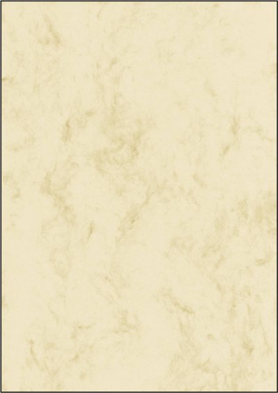 SIGEL  Dp191 Papier &agrave; Lettres, 21 X 29,7 cm, 200G/M&sup2;, Marbre Beige Clair, 25 Feuilles