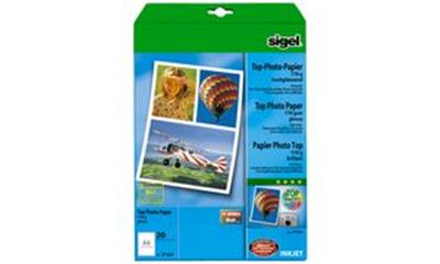 SIGEL Ip663 Papier Photo Jet d'encre, Ultra Brillant, A4 (21 X 29,7 cm), 125G/M&sup2;, 25 Feuilles