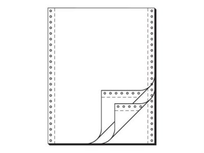 SIGEL  Papier listing, 240 mm x 12' (30,48 cm), A4
