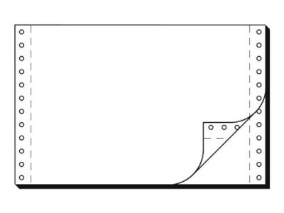 SIGEL  Papier listing, 240 mm x 6' (15,24 cm), A5 paysage