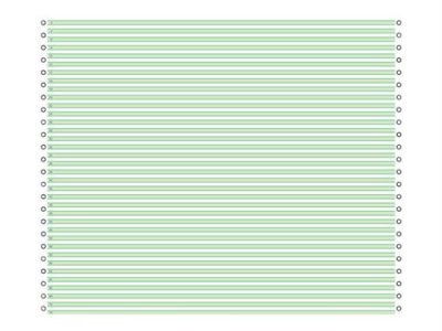 SIGEL  Papier listing, 375 mm x 12' (30,48 cm)
