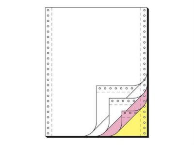 SIGEL - papier listing sans fin, 240 x 12"", A4, quadruple 60/53/57 g/m2, en blanc, copies blanches,
