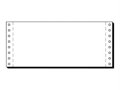 SIGEL  Papier Listing sans Fin 240 X 4"" Simple 70 G/M2 en Blanc Pl Contenu: 3000 Feuilles (04241)