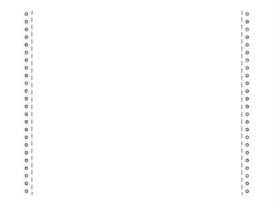 SIGEL  Papier Listing sans Fin 375 X 12"" A3 Vertical Simple 60 G/M2 en Blanc Pl Contenu: 2000 Fe