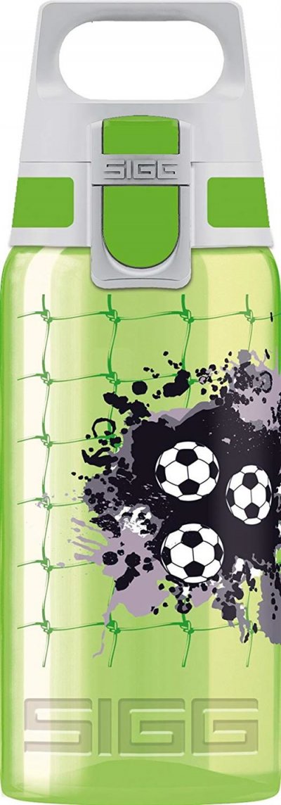 SIGG  Football Viva Gourde 0.5L avec un chapeau vert