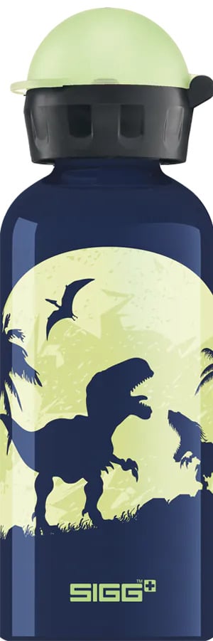 SIGG  Glow Moon Dinos, Bouteille, Bouteille , Gourde, Bidon, Aluminium, 0,4 L, 8543.00