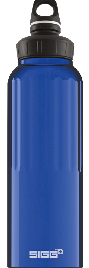 SIGG  wide mouth bottle traveller gourde bleu fonc&eacute; 1,5 l