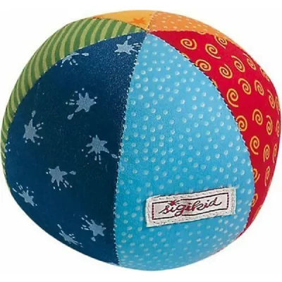 SIGIKID  49580, fille et gar&ccedil;on, balle d'activit&eacute; en tissu, multicolore, diam&egrave;tre 11 cm