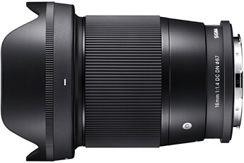 SIGMA  16mm f/1.4 DC DN Contemporary monture L objectif photo