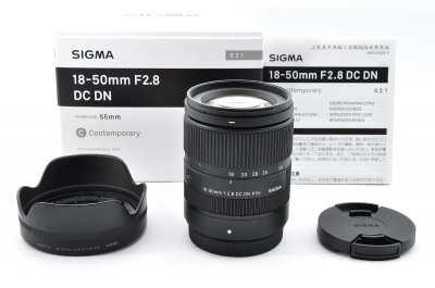 SIGMA  Dc Dn Se 18-50 Mm F/2.8 Telephoto Lens Noir