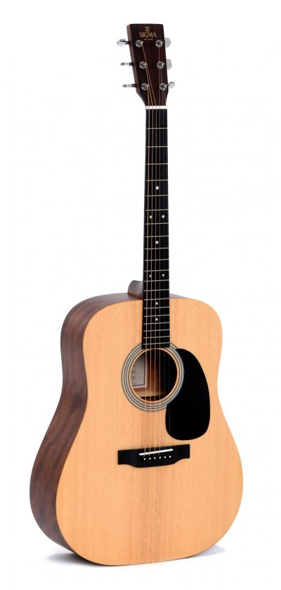 SIGMA  DM-ST - Guitare acoustique Dreadnought - Naturel satin&eacute;