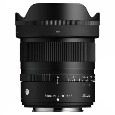 SIGMA  Objectif 15mm f/1.4 DC Contemporary compatible avec Fujifilm X