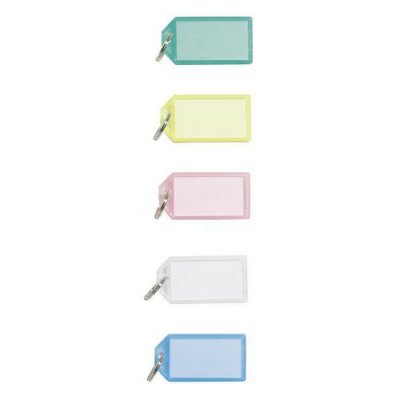 SIGN  Diffusion Sachet de 50 porte-cl&eacute;s avec anneaux assortis