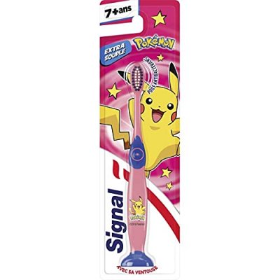 SIGNAL  Brosse &agrave; Dents Enfants Extra Souple Poils Antibact&eacute;riens x1