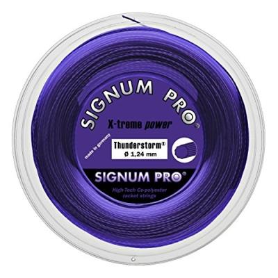 SIGNUM PRO  thunderstorm bobine cordage de tennis violet 1,24 mm x 200 m