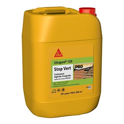 SIKA  Stop traitement pour toitures, fa&ccedil;ades et terrasses 20 L