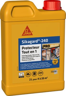 SIKA gard Protection Tout en un hydrofuge 2L Incolore