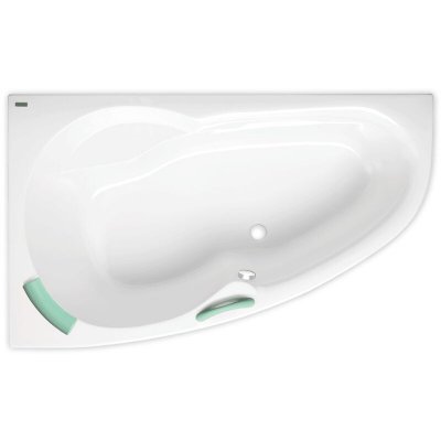 Siko - Laguna Luiza Baignoire d'angle orientation gauche 160 x 95 cm en acrylique, Blanc (LU1600L)