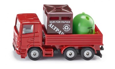 SIKU  - 0828 - v&eacute;hicule sans piles - engin de recyclage - 1,64 &egrave;me