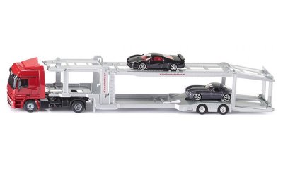 SIKU  Camion Porte autos et 2 Voitures
