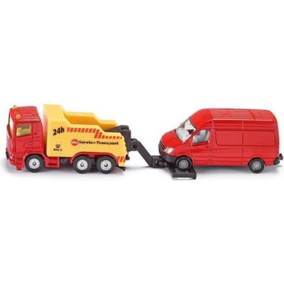 SIKU  D&eacute;panneuse Avec Voiture 1/64&egrave;me - V&eacute;hicule Miniature