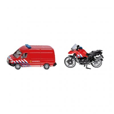 SIKU  set pompiers france-1/64 - Miniature de camion de pompier