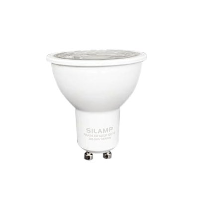 SILAMP  Ampoule LED GU10 8W 220V PAR16 COB - Blanc Froid 6000K - 8000K