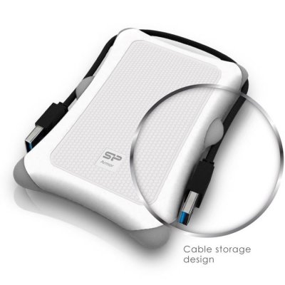 SILICON POWER  Armor A30 Usb 3.2 1tb External Hard Disk Drive Clair