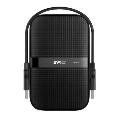 SILICON POWER  Armor A60 - Disque dur - 2 To - externe (portable) - 2.5 pouces - USB 3.2 Gen 1 - noir 