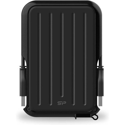 SILICON POWER  Armor A66 - Disque dur - 2 To - externe (portable) - USB 3.2 Gen 1 - Noir/noir 